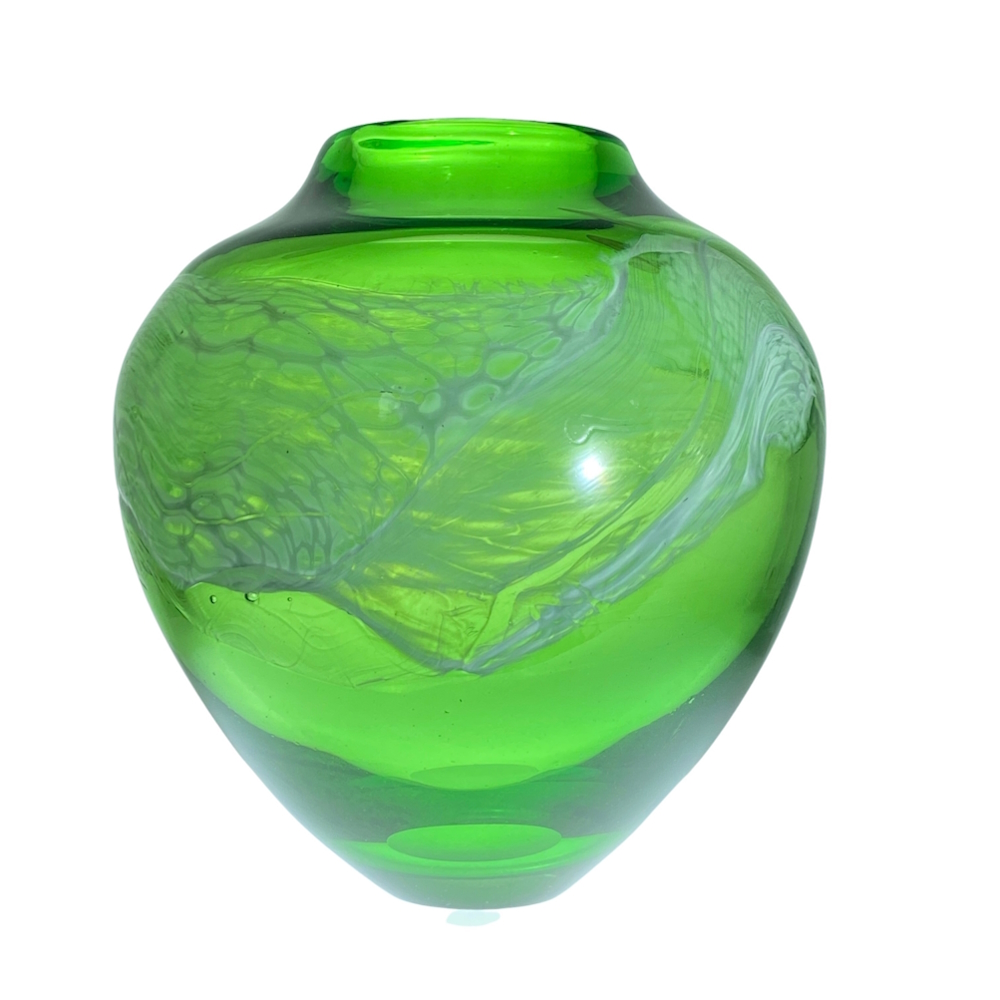 Moss Vase in Spring Green